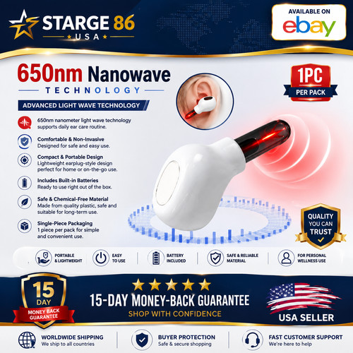 Ear red light therapy device - ear,