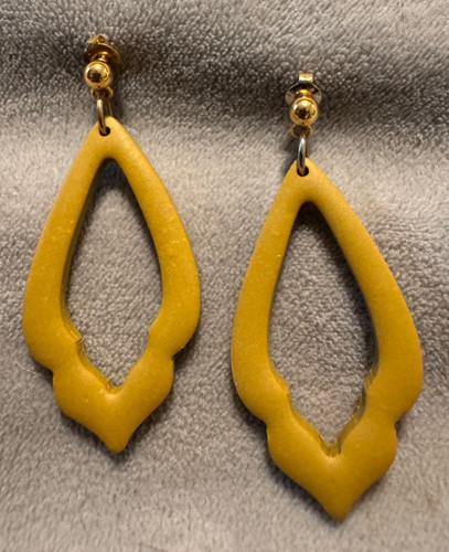 Mustard yellow polymer clay - yellow,